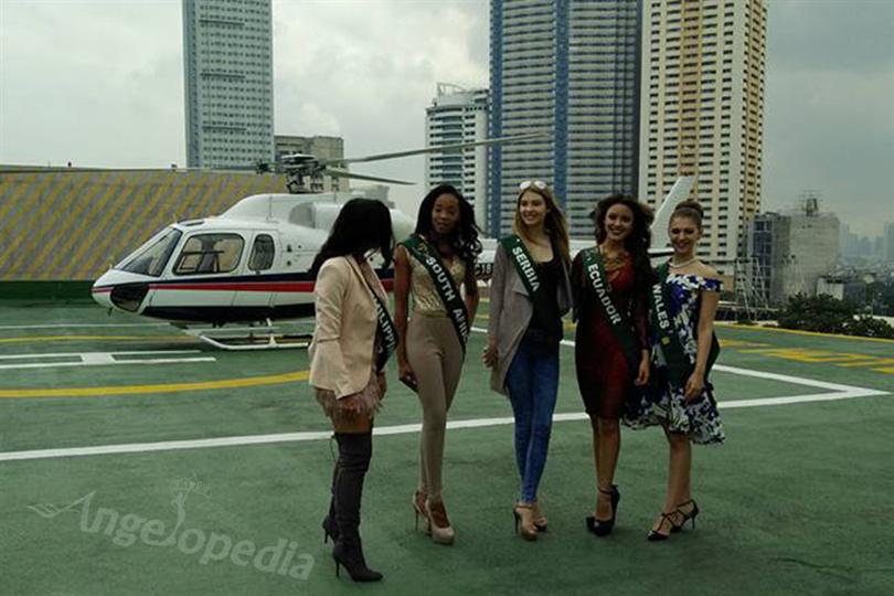 Miss Earth 2016 Contestants Fly to Solar Farms in Batangas